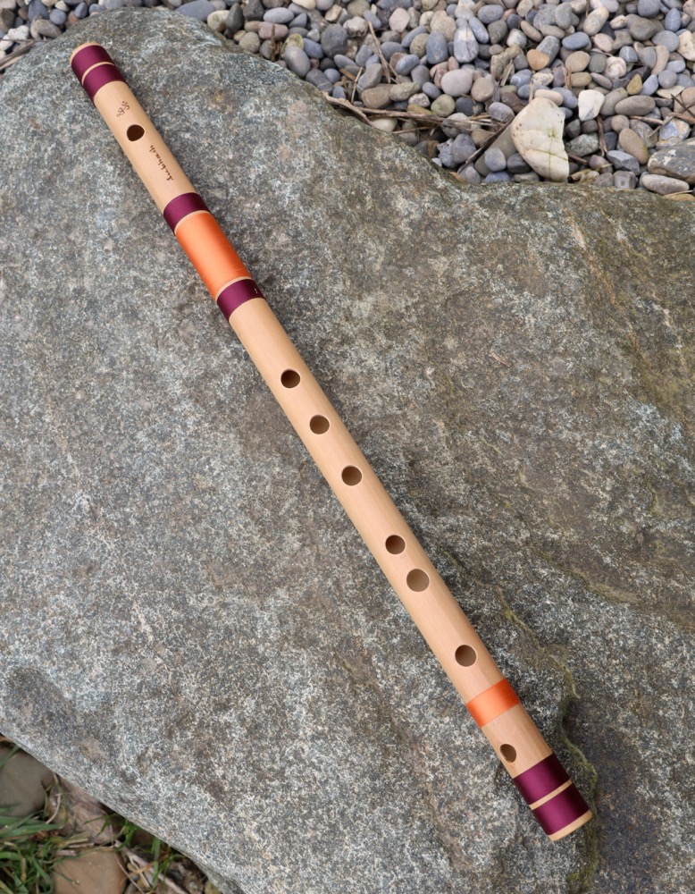 Bansuri Flöte Bambus A# 440 hz inkl. Hartschalenköcher 